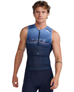 Trisuit 2XU Aero - Triatlón México - Azul - Front2