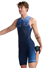 Cargar imagen en el visor de la galería, Trisuit 2XU Aero - Triatlón México - Azul - Front3