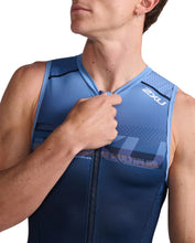 Cargar imagen en el visor de la galería, Trisuit 2XU Aero - Triatlón México - Azul - Front5