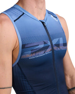 Trisuit 2XU Aero - Triatlón México - Azul - Front4