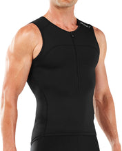 Cargar imagen en el visor de la galería, 2XU TriTop Active - Black - Triatlon Mexico - Hombre - Front1