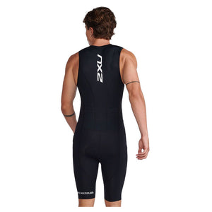 Trisuit AERO 2XU Triatlón México - BLK/WHT - Back1