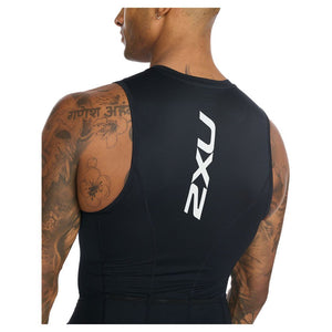 Trisuit AERO 2XU Triatlón México - BLK/WHT - Back2