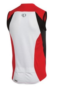 Tritop Pearl Izumi Triatlon Hombre Rojo-Negro-Blanco Back